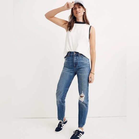 Madewell The Perfect Summer Jeans Destructed Edition 27 - Picture 2 of 14